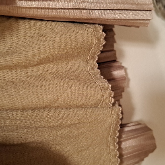 Anthropologie Maeve Shimmer Silvery Tone Girgeous Skirt szO Like New - Picture 7 of 7